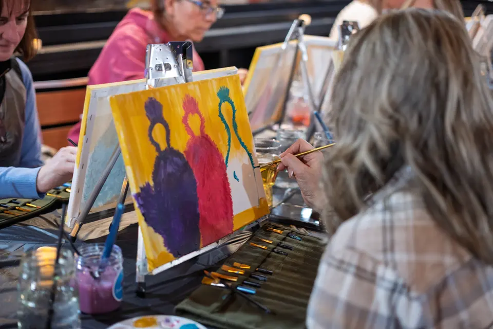Photo 31 of 92, painting Sassy Chicks at Stubborn Mule Restaurant & Brewery