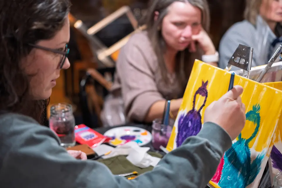 Photo 34 of 92, painting Sassy Chicks at Stubborn Mule Restaurant & Brewery