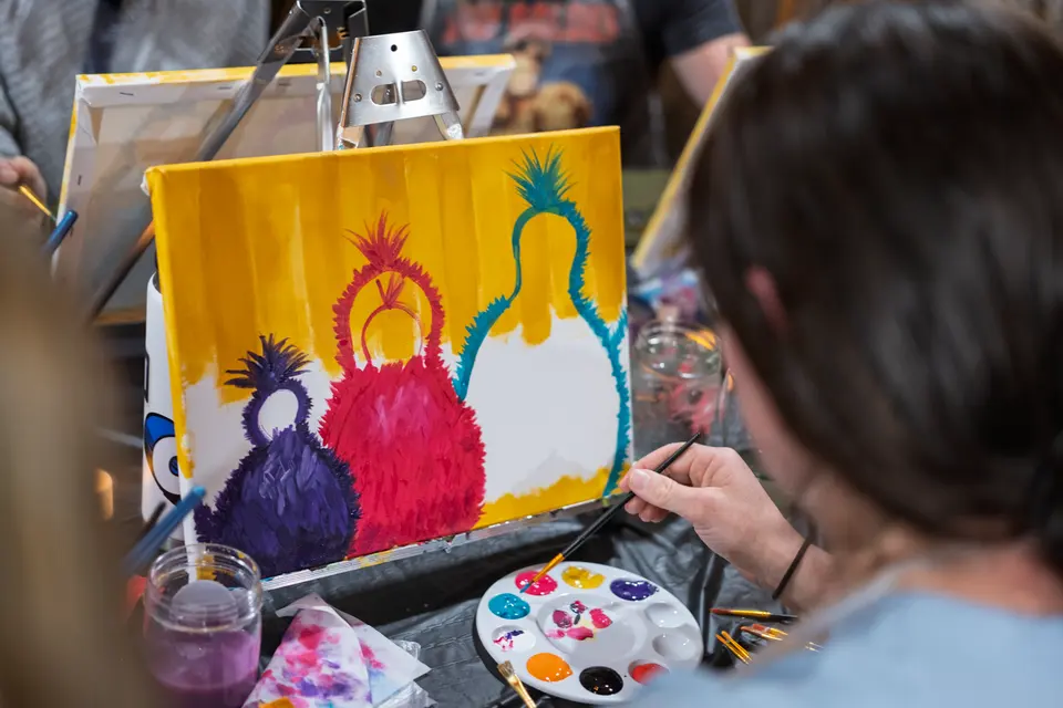 Photo 35 of 92, painting Sassy Chicks at Stubborn Mule Restaurant & Brewery