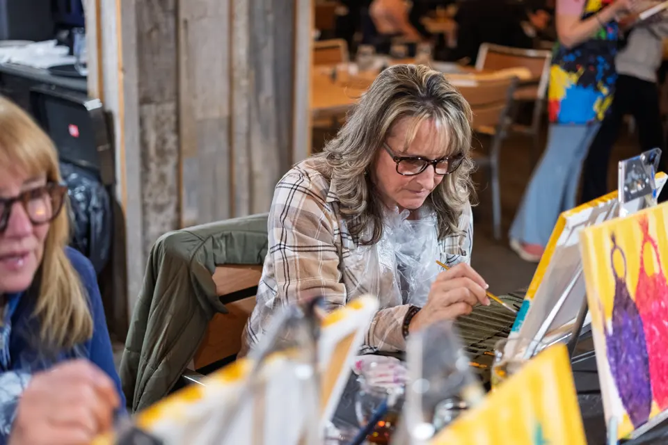 Photo 38 of 92, painting Sassy Chicks at Stubborn Mule Restaurant & Brewery
