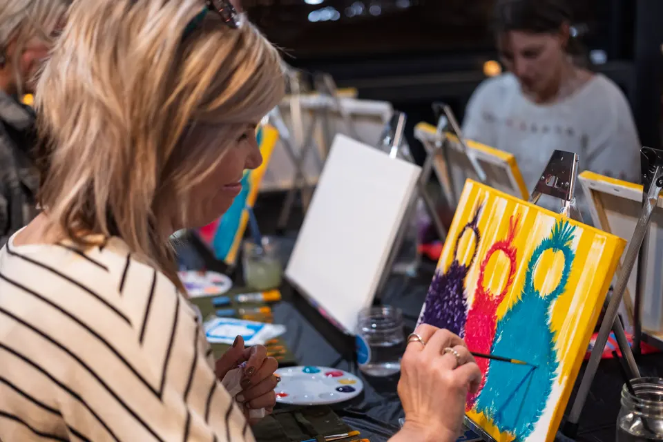 Photo 40 of 92, painting Sassy Chicks at Stubborn Mule Restaurant & Brewery
