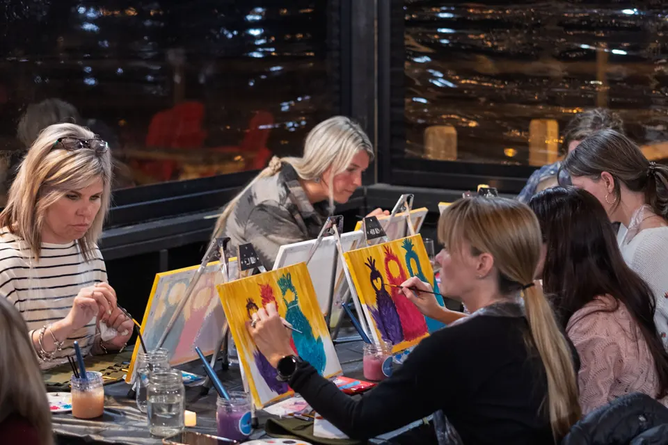 Photo 42 of 92, painting Sassy Chicks at Stubborn Mule Restaurant & Brewery