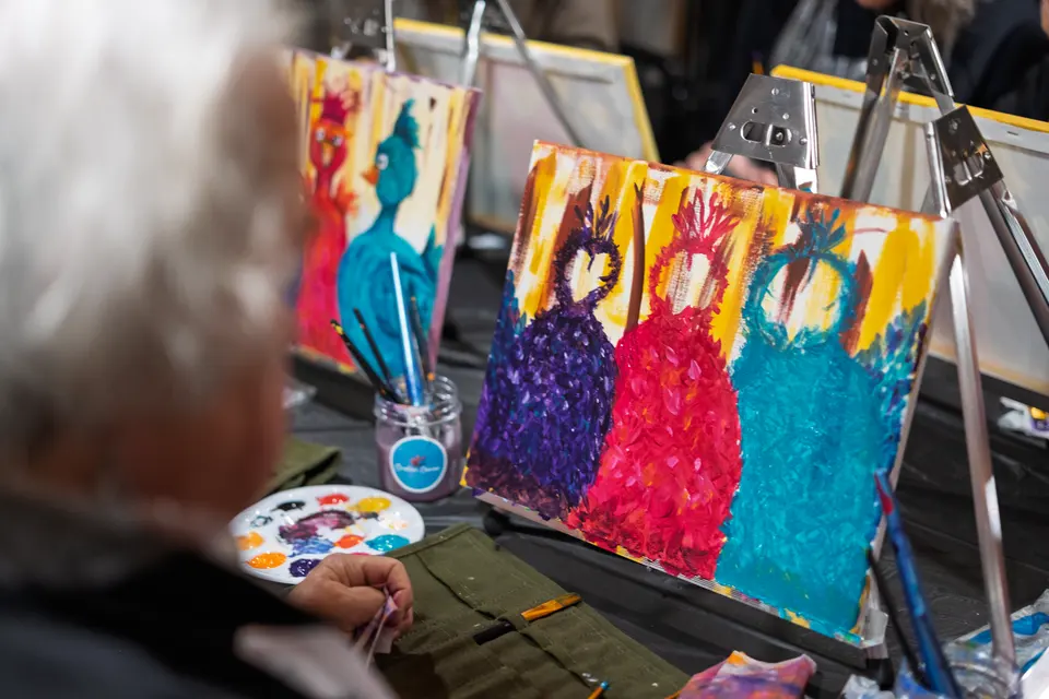 Photo 48 of 92, painting Sassy Chicks at Stubborn Mule Restaurant & Brewery