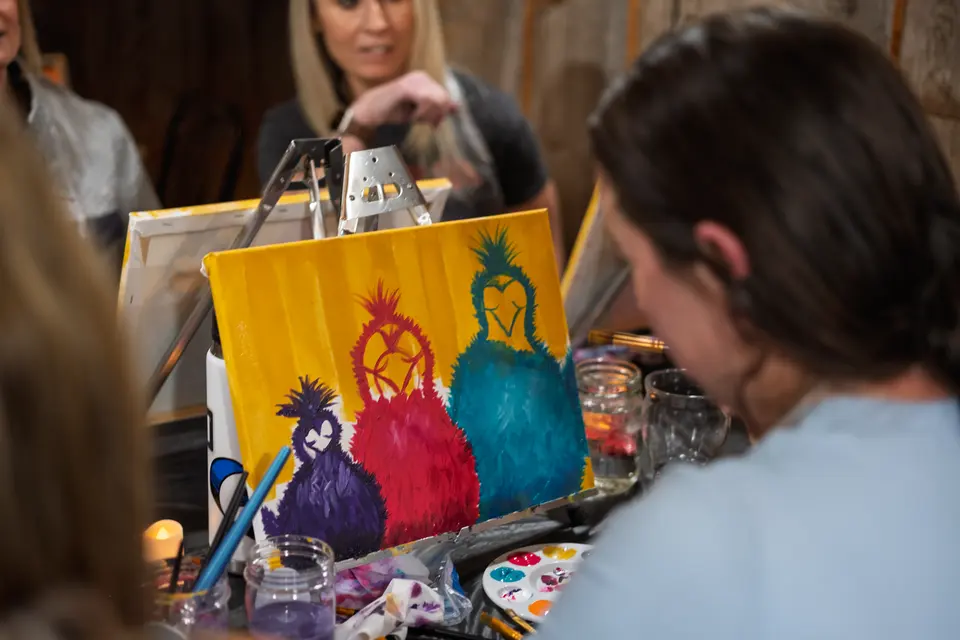 Photo 49 of 92, painting Sassy Chicks at Stubborn Mule Restaurant & Brewery