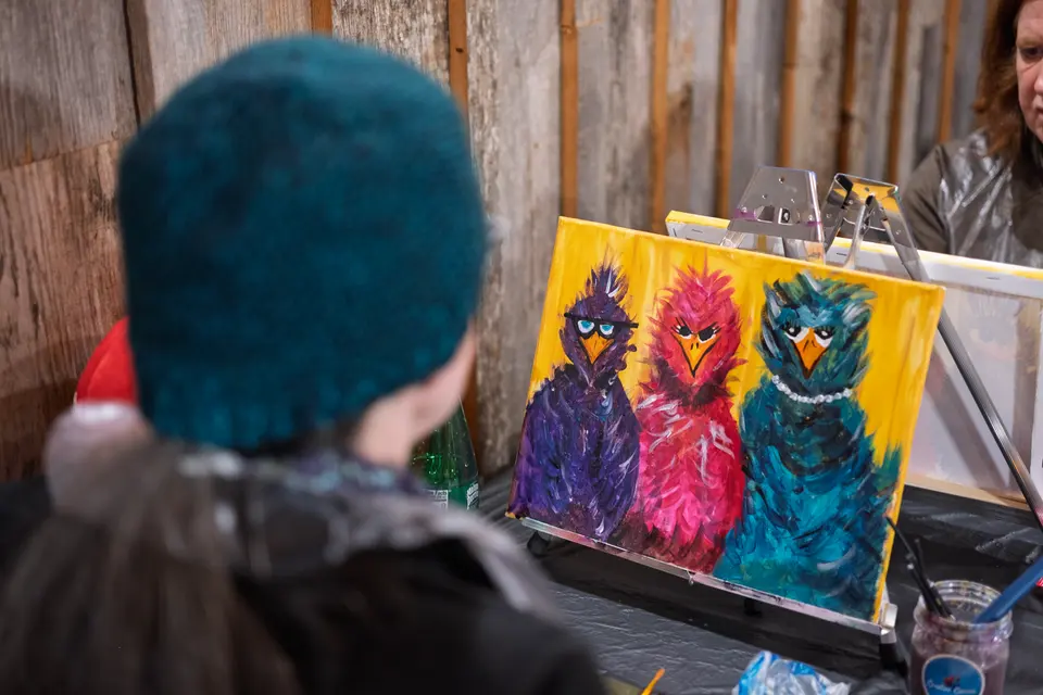 Photo 50 of 92, painting Sassy Chicks at Stubborn Mule Restaurant & Brewery