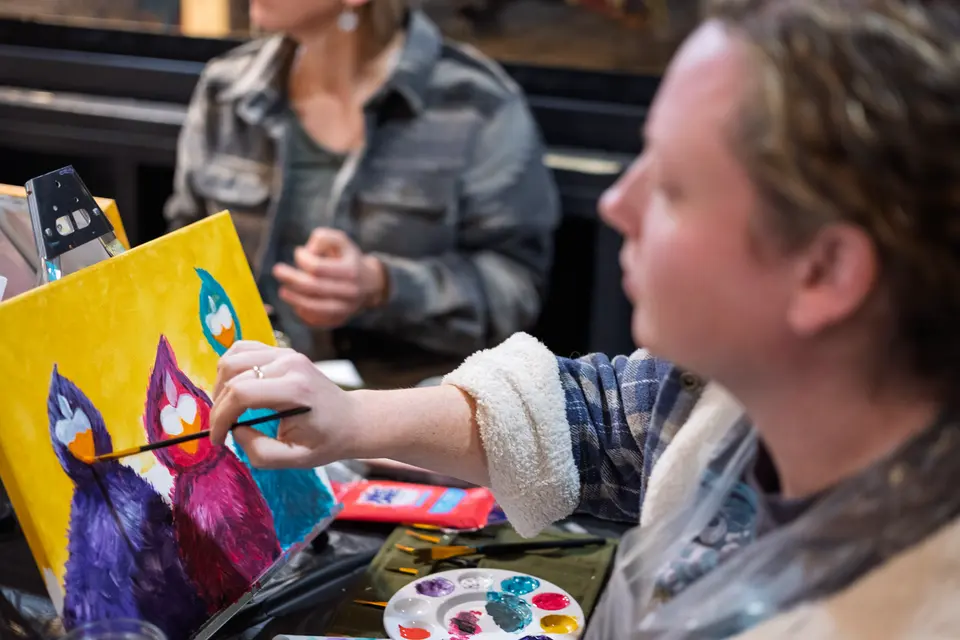 Photo 53 of 92, painting Sassy Chicks at Stubborn Mule Restaurant & Brewery