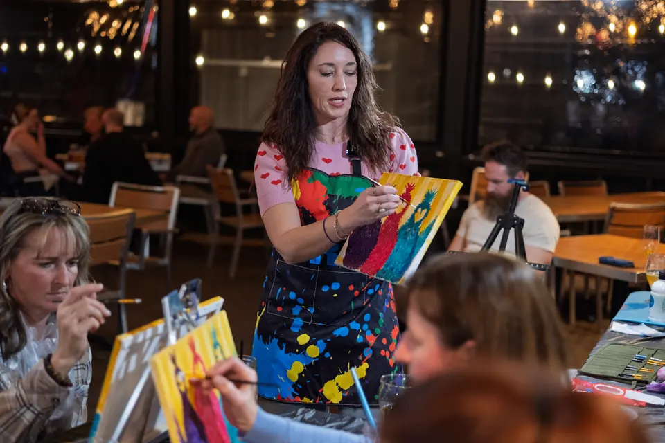 Photo 56 of 92, painting Sassy Chicks at Stubborn Mule Restaurant & Brewery