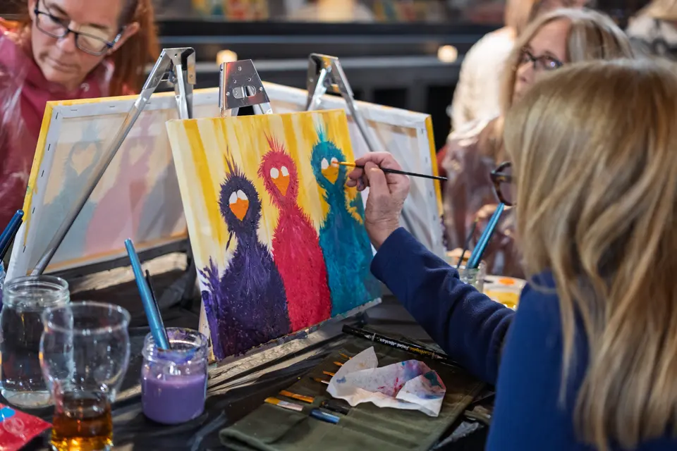 Photo 60 of 92, painting Sassy Chicks at Stubborn Mule Restaurant & Brewery