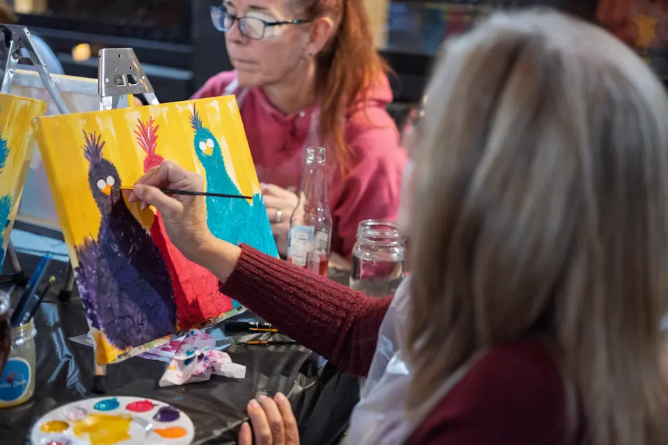 Photo 63 of 92, painting Sassy Chicks at Stubborn Mule Restaurant & Brewery
