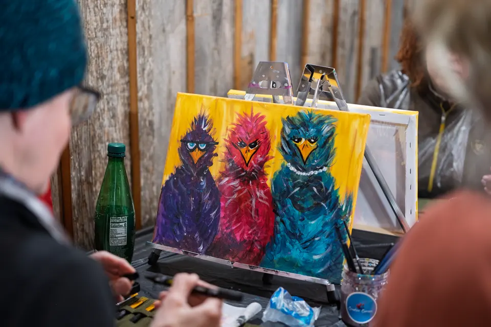 Photo 65 of 92, painting Sassy Chicks at Stubborn Mule Restaurant & Brewery