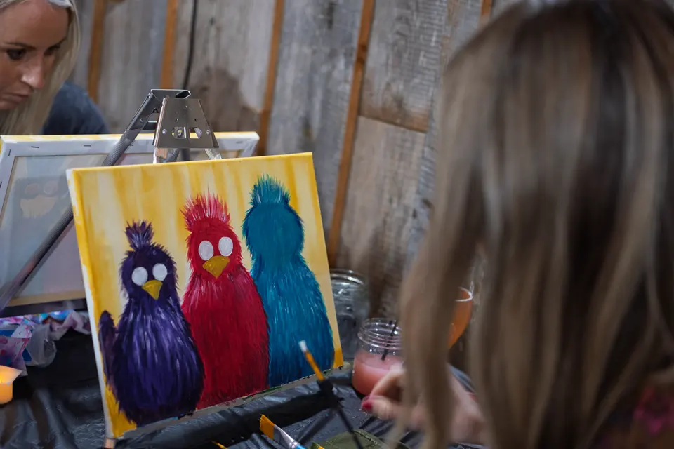 Photo 66 of 92, painting Sassy Chicks at Stubborn Mule Restaurant & Brewery