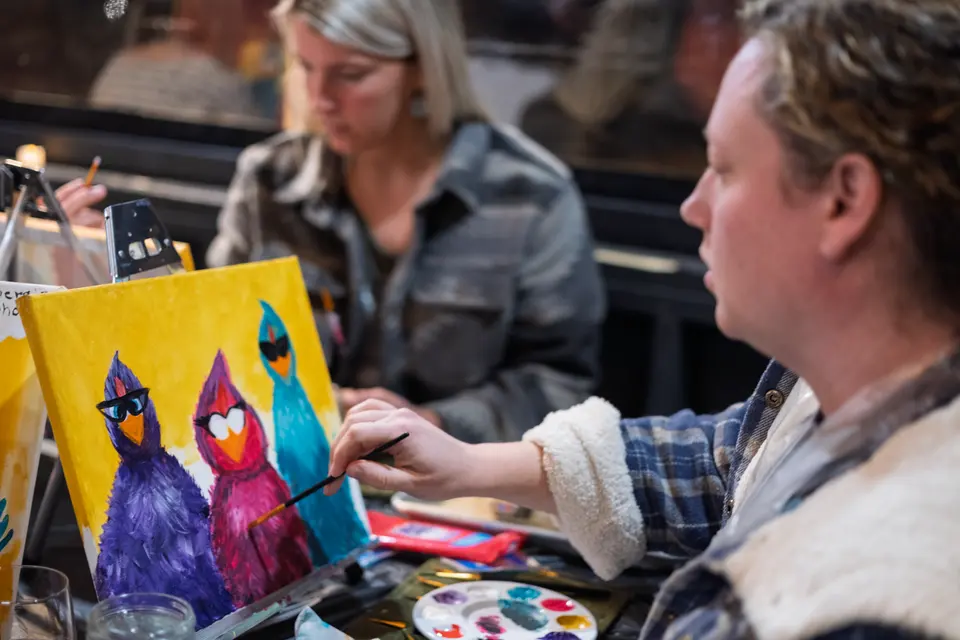 Photo 69 of 92, painting Sassy Chicks at Stubborn Mule Restaurant & Brewery