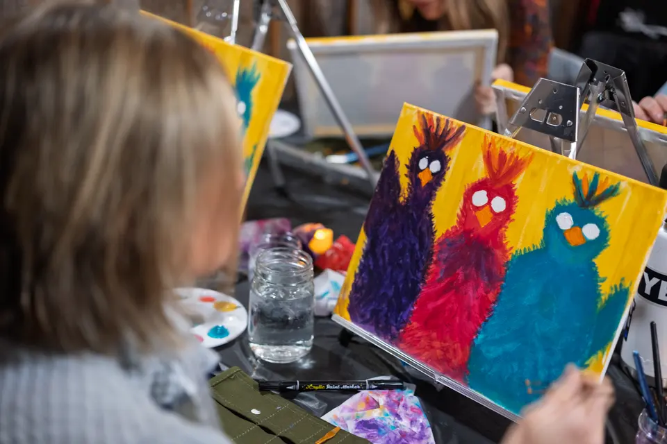 Photo 71 of 92, painting Sassy Chicks at Stubborn Mule Restaurant & Brewery