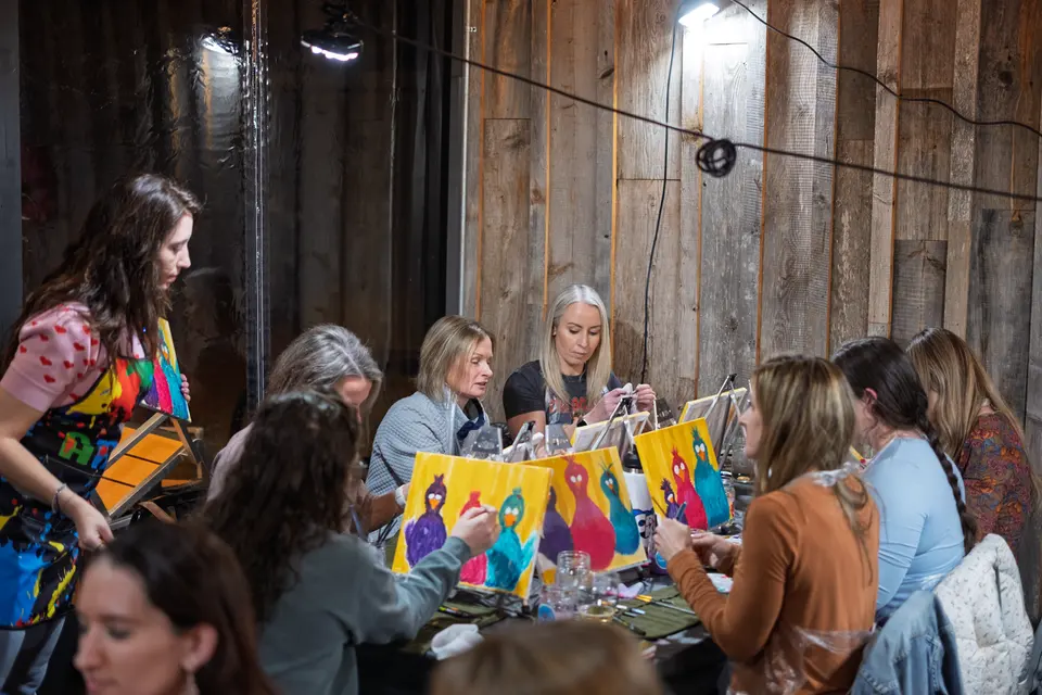 Photo 76 of 92, painting Sassy Chicks at Stubborn Mule Restaurant & Brewery