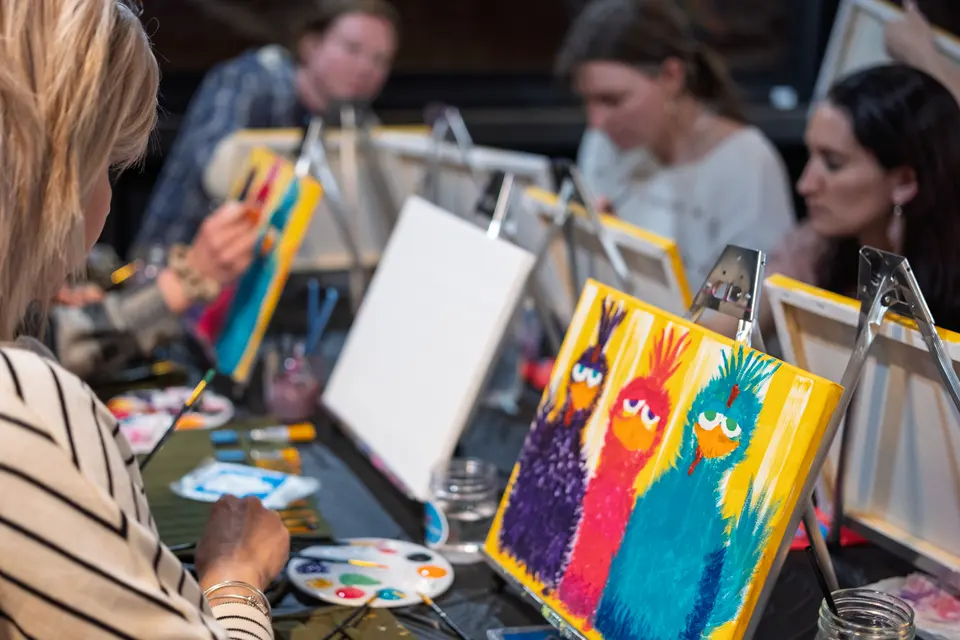 Photo 79 of 92, painting Sassy Chicks at Stubborn Mule Restaurant & Brewery