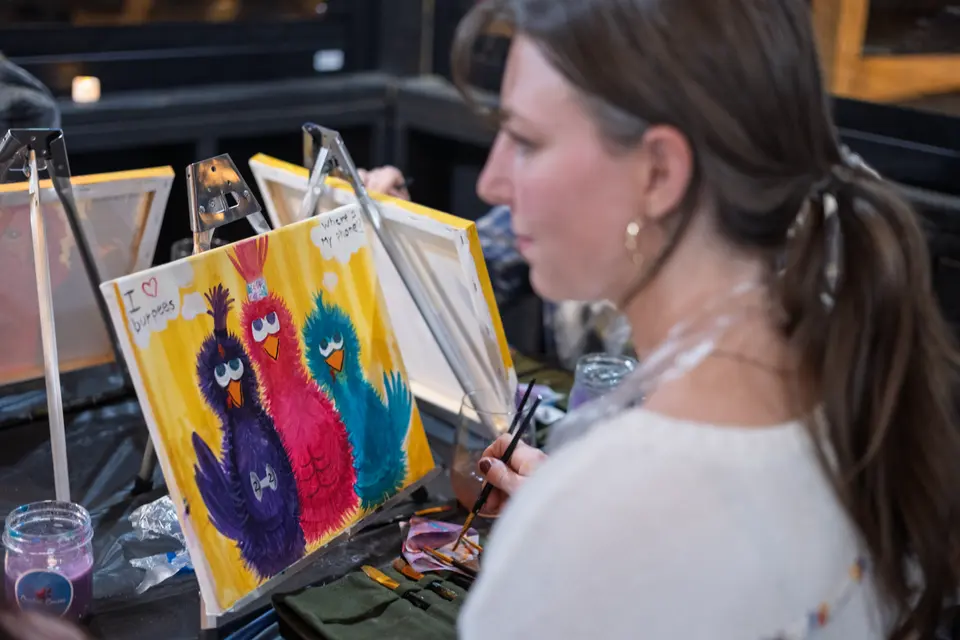 Photo 83 of 92, painting Sassy Chicks at Stubborn Mule Restaurant & Brewery