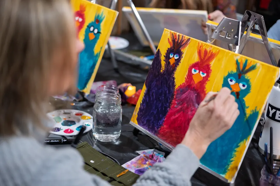 Photo 86 of 92, painting Sassy Chicks at Stubborn Mule Restaurant & Brewery