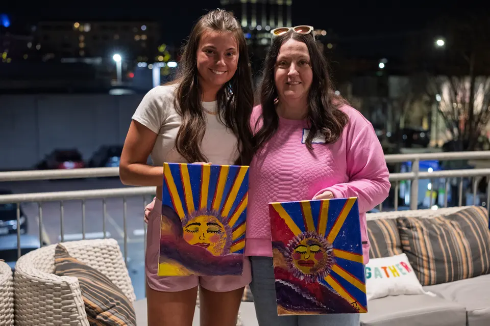 Photo 53 of 53, painting Hope Breaks Through the Clouds at Gather GVL
