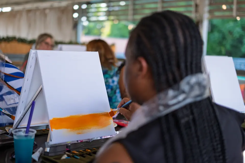 Photo 5 of 51, painting Dandelion Wishes at Gather GVL