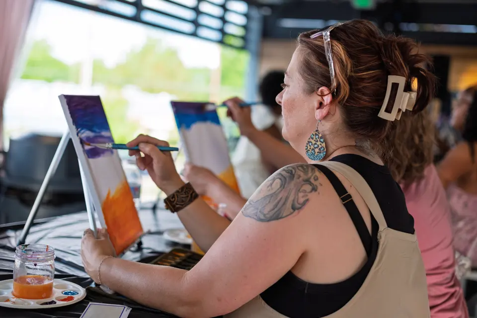 Photo 8 of 51, painting Dandelion Wishes at Gather GVL