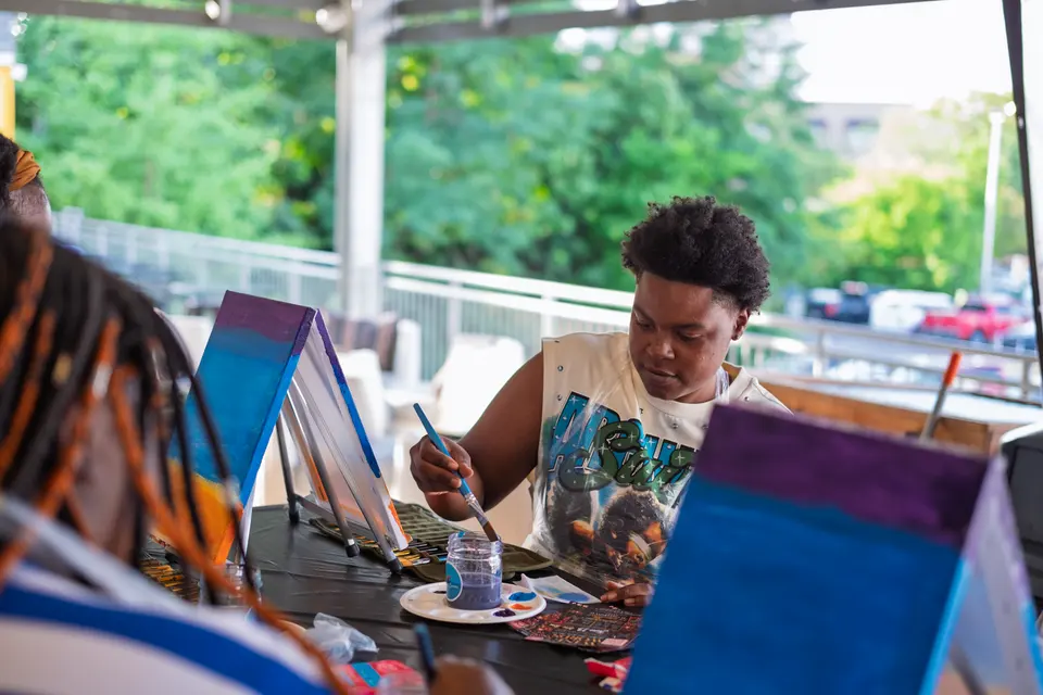 Photo 11 of 51, painting Dandelion Wishes at Gather GVL