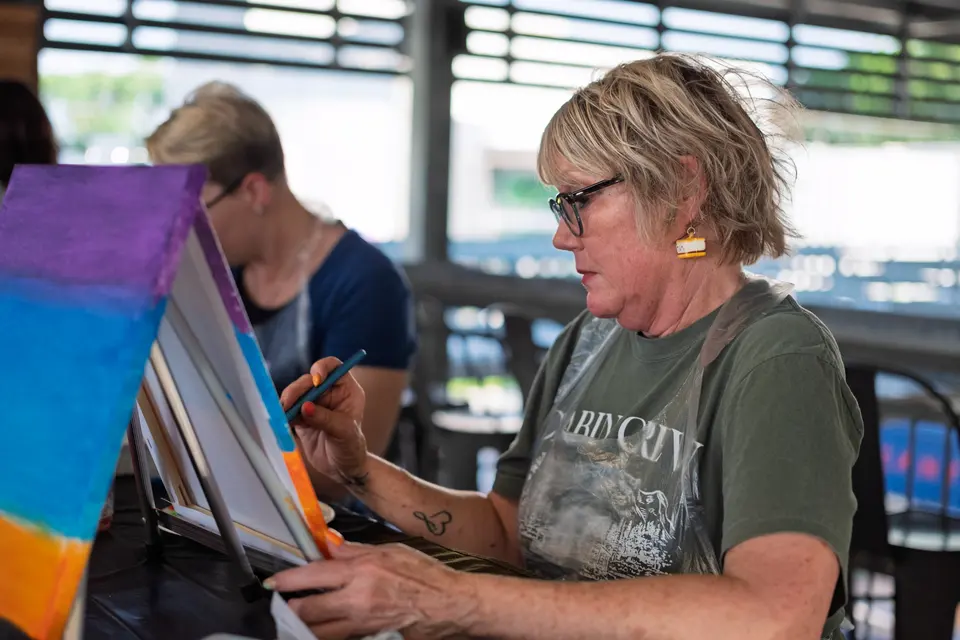 Photo 14 of 51, painting Dandelion Wishes at Gather GVL