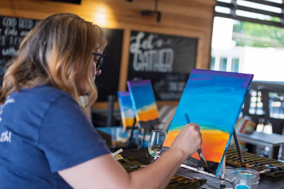 Photo 16 of 51, painting Dandelion Wishes at Gather GVL