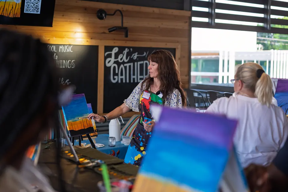 Photo 20 of 51, painting Dandelion Wishes at Gather GVL