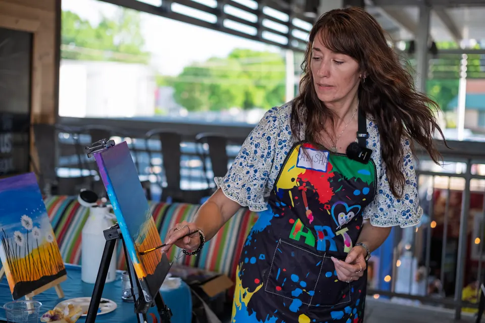 Photo 21 of 51, painting Dandelion Wishes at Gather GVL
