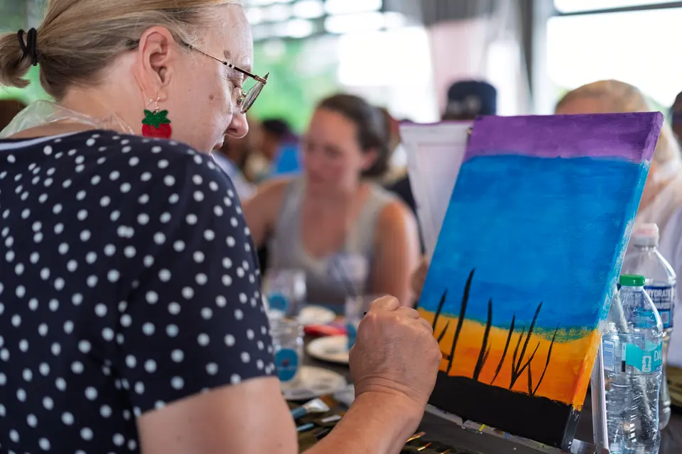 Photo 22 of 51, painting Dandelion Wishes at Gather GVL