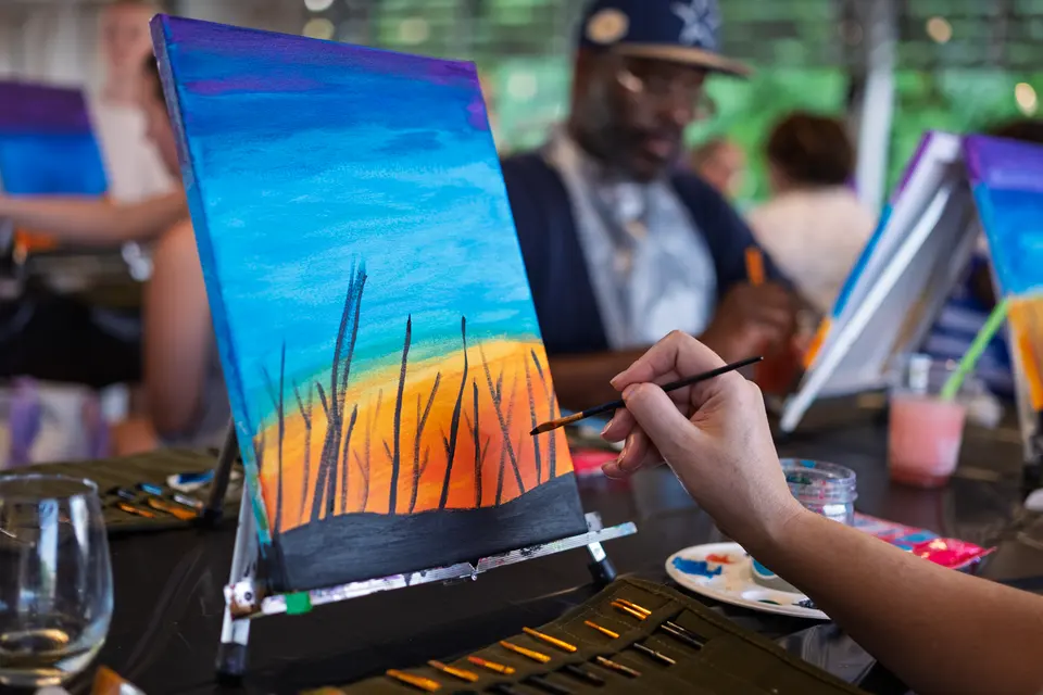 Photo 24 of 51, painting Dandelion Wishes at Gather GVL