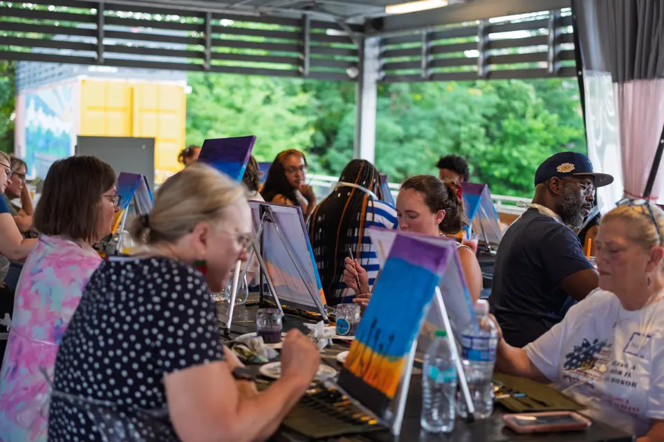 Photo 28 of 51, painting Dandelion Wishes at Gather GVL