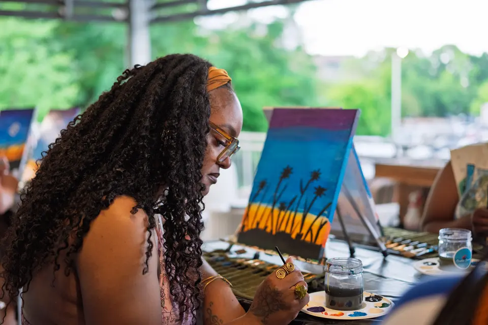 Photo 30 of 51, painting Dandelion Wishes at Gather GVL