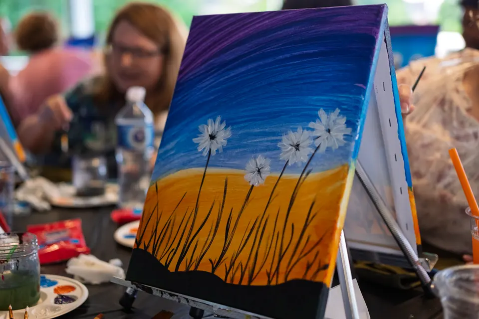 Photo 31 of 51, painting Dandelion Wishes at Gather GVL