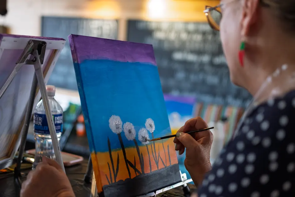Photo 32 of 51, painting Dandelion Wishes at Gather GVL