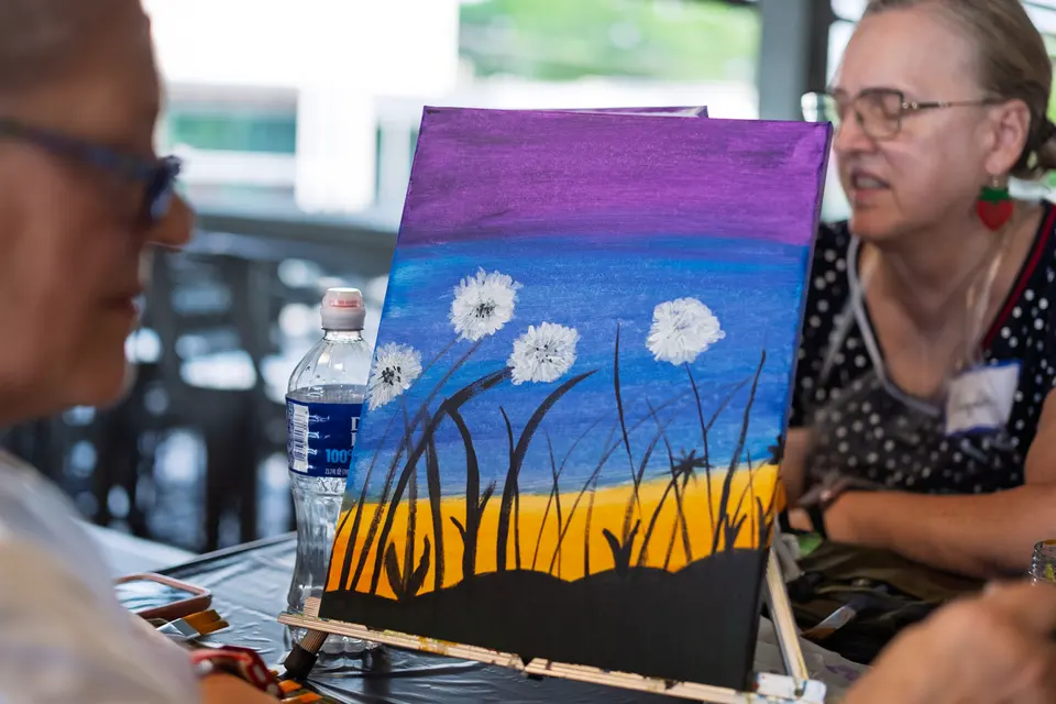 Photo 33 of 51, painting Dandelion Wishes at Gather GVL