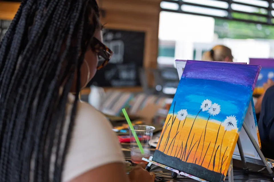 Photo 34 of 51, painting Dandelion Wishes at Gather GVL
