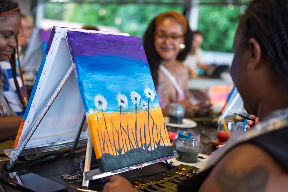 Photo 35 of 51, painting Dandelion Wishes at Gather GVL