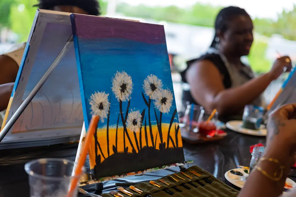 Photo 37 of 51, painting Dandelion Wishes at Gather GVL