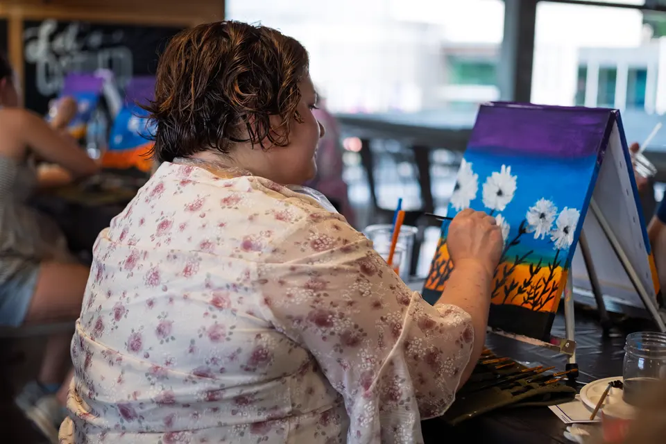 Photo 38 of 51, painting Dandelion Wishes at Gather GVL