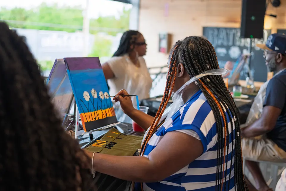 Photo 39 of 51, painting Dandelion Wishes at Gather GVL