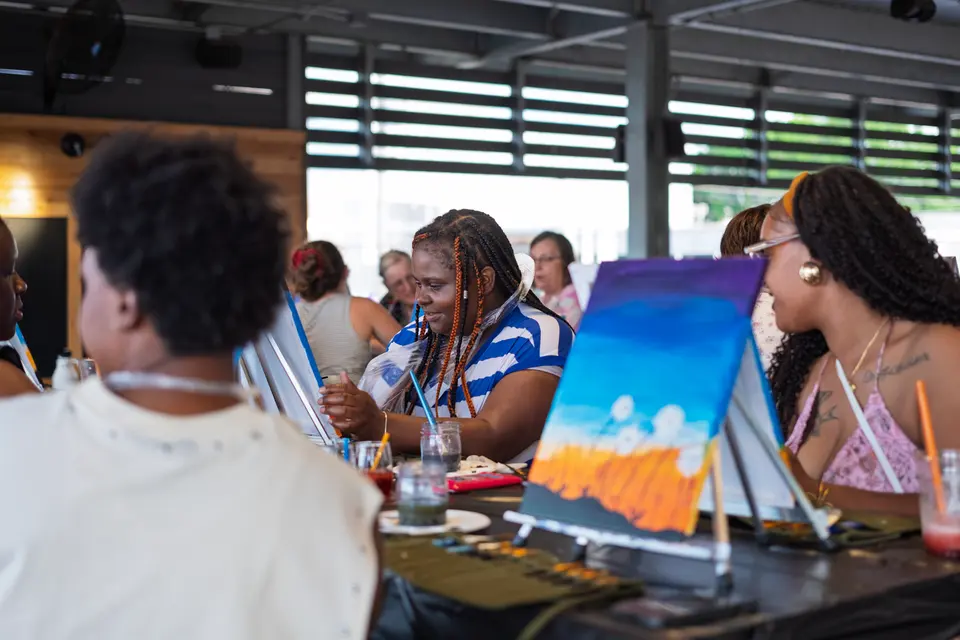 Photo 40 of 51, painting Dandelion Wishes at Gather GVL