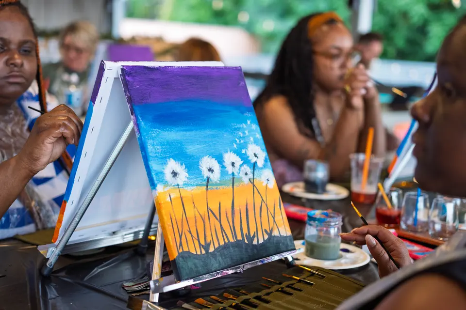 Photo 41 of 51, painting Dandelion Wishes at Gather GVL