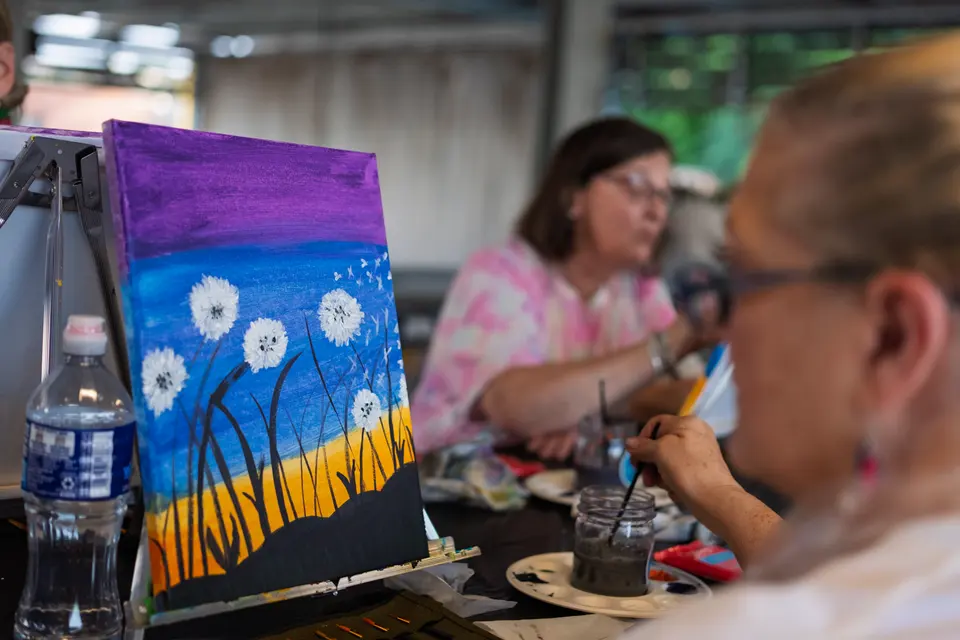 Photo 43 of 51, painting Dandelion Wishes at Gather GVL