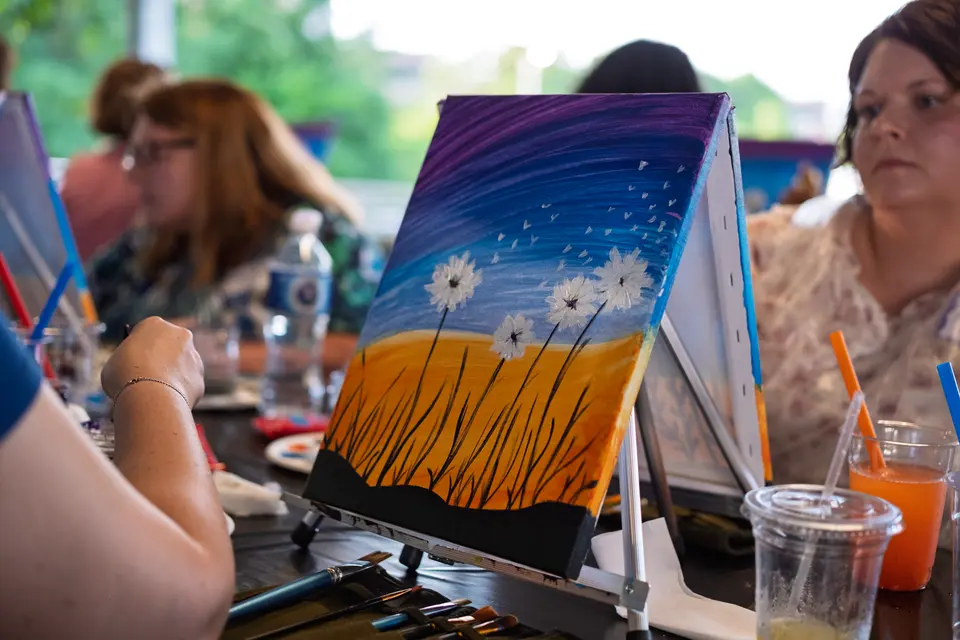 Photo 44 of 51, painting Dandelion Wishes at Gather GVL