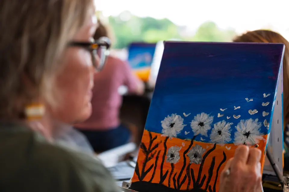 Photo 45 of 51, painting Dandelion Wishes at Gather GVL