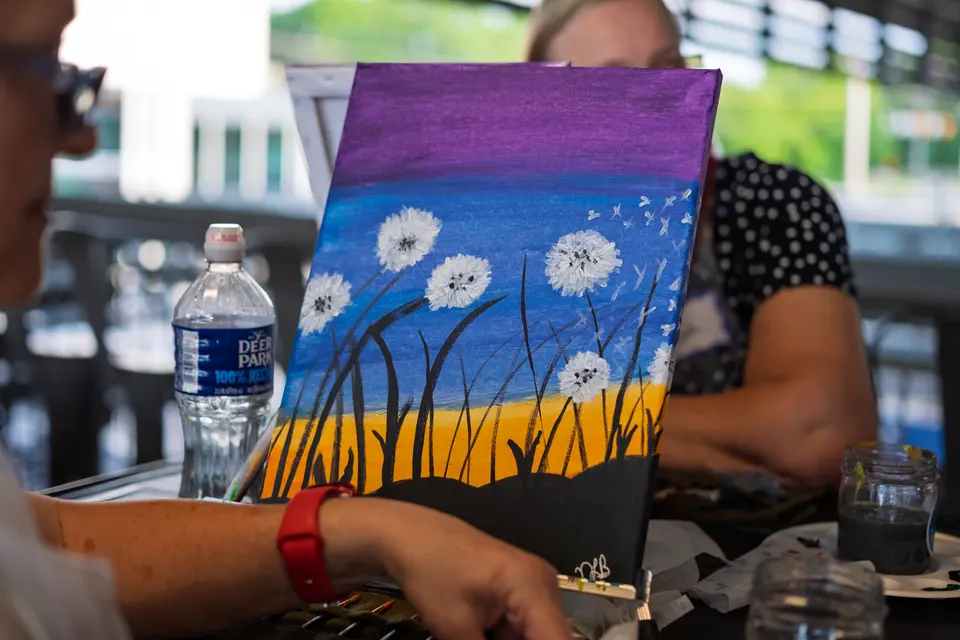 Photo 46 of 51, painting Dandelion Wishes at Gather GVL