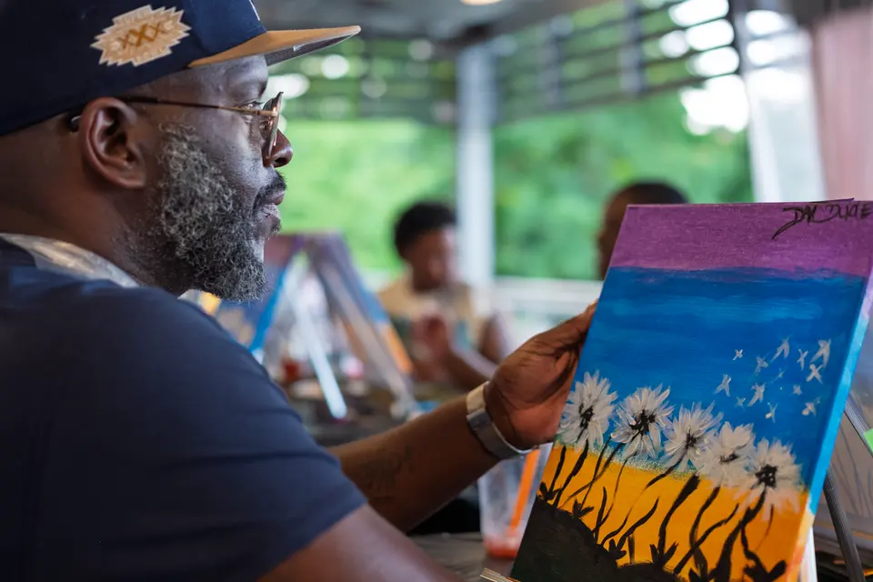 Photo 47 of 51, painting Dandelion Wishes at Gather GVL