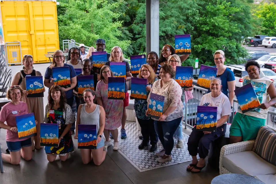Photo 48 of 51, painting Dandelion Wishes at Gather GVL