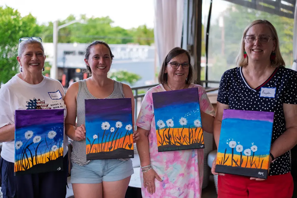 Photo 49 of 51, painting Dandelion Wishes at Gather GVL